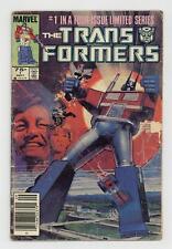 Transformers 1N Newsstand Variant GD- 1.8 1984 picture