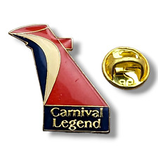 Carnival Cruise Lines Legend Hat Lapel Pin Funnel Smoke Stack picture