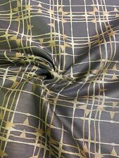 10.625 yards Modern Gold Abstract Geometric Check Jacquard Upholstery Fabric picture