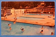 EL CAJON, CA California ~ RARE PAIR-A-DICE Resort Pool Hwy 80 Roadside Postcard picture