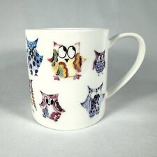 Cute Owl Coffee Cup Rose Of England Fine Bone China Made In United Kingdom picture