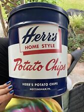 Vintage Herr’s Homemade Potato Chips Tin picture