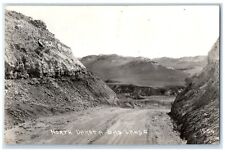 c1940's Dirt Road Mountain View Badlands North Dakota ND RPPC Photo Postcard picture