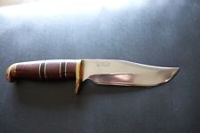 John Nelson Cooper Custom Bianchi Hunting knife with sheath. picture
