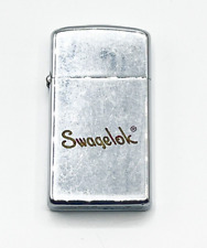 1950's Vintage Zippo Slim Lighter, w/Swagelok Logo, Employee Promotional Premium picture