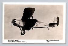 RPPC RAF Westland Wapiti Biplane FLIGHT Photograph Postcard picture