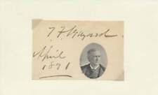 Thomas F BAYARD / Signature Signed picture