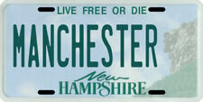 Manchester New Hampshire Aluminum License Plate picture