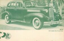 ANTIQUE AUTO, 1937 CADILLAC SEDAN,  VINTAGE POSTCARD (A515) picture