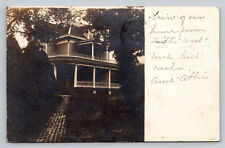 Superior Nebraska Posted Early 1900's Victorian Home RPPC Postcard picture