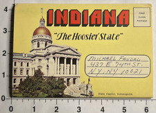 Vintage Postcard Indiana the Hoosier State Antique Rare c1980s Souvenir Folder picture