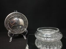 CLEMATIS c.1900 Vanity Jar 5¼