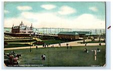 1909 View Of New Brittania Pier Yarmouth Posted Antique Postcard picture