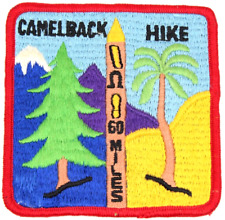 Vintage Camelback Hike Fully Embroidered Cloth Back Vertical Sky San Diego CA 4