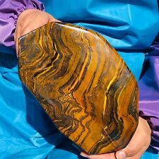 17.42LB Rare Natural Beautiful Yellow Tiger Crystal Mineral Specimen Heals 2518 picture