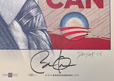 Barack Obama Signed — Official 2008 Campaign Poster - Antar Dayal Signed picture
