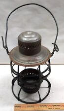 VINTAGE RAILROAD LANTERN  ARMSPEAR MFG CO NEW YORK June 8 1929 - parts picture