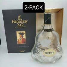 2-PACK Hennessy XO Extra Old Cognac 750ml Empty Collectible Bottle w/ Box *FS* picture