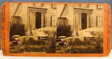 ANTIQUE FIREFIGHTING STEREOVIEW CARD ROCHESTER NY FIRE DEPT FIREMEN Kids Hose picture