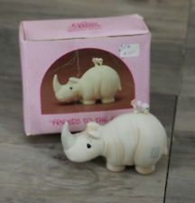 Enesco Precious Moments Vintage 1988 Friends to the End Rhino Figurine 104418 picture