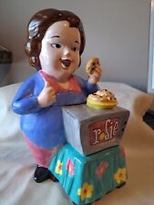 EXTREMELY RARE Rosie O'Donnell Cookie Jar Dated 1/23/98 has one paint flaw picture