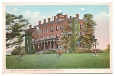 Vintage Poughkeepsie NY Postcard River View Military Academy White Border Unp. picture