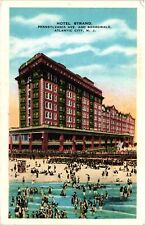 Hotel Strand Boardwalk Atlantic City New Jersey NJ C1930 WB Vintage Postcard picture