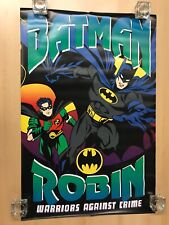 1996 DC Comics Batman & Robin Warriors Against Crime Poster 23