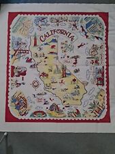 44 X 48 Vintage California Tablecloth picture