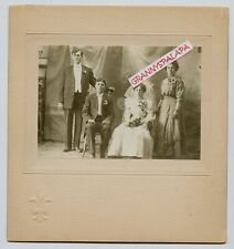 Antique Vintage Matted Photo - Jacobs & Fischer Family 8
