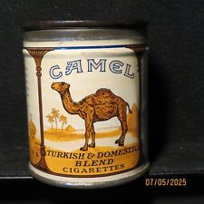 Vintage Rare Camel Cigarettes Round 50 Tin Empty -No Tobacco  picture