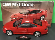 1/18 GMP 2006 Pontiac GTO Spice Red w/ Black Int Diecast Car Model  #119 Of 420 picture