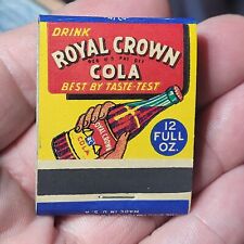 Royal Crown Cola Par-T-Pak Matchbook Unused NOS picture