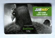 SUBWAY ( Canada ) Frankenweenie Sparky 2012 Gift Card ( $0 ) picture