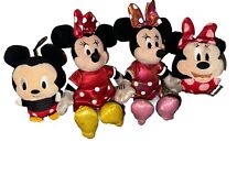 Minnie Mouse 2018 Miniature Plush Hallmark and Ty Brand Set of 4 picture