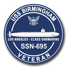 US Navy USS Birmingham SSN-695 Silhouette Veteran Decal picture