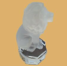 Goebel Crystal Glass Lion Figurine 4.25