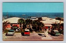 Daytona Beach FL-Florida, Sea Esta Motel Advertising, Vintage Souvenir Postcard picture