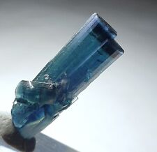 Bluecap indicolite colour terminated tourmaline specimen crystal - 4 grams picture