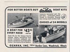Magazine Ad - 1954 - Ozarka Boats - Woodstock, IL picture