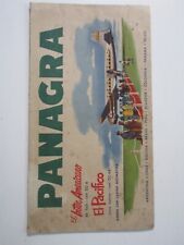 1950's Panagra Pan American Grace airways ticket jacket great graphics picture