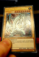 Yu-Gi-Oh Ultimate Rare Style Blue-Eyes White Dragon Custom Etched picture
