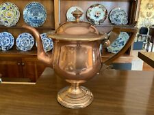Antique English Regency Copper Coffee Pot Circa 1820 picture