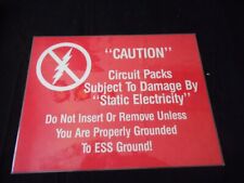 laminated  warning caution  advertising  sign.     Take A Look picture
