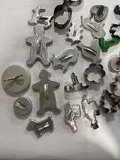 Antique/Vintage Cookie Cutters 35 Cutters picture