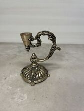 U2 Antique Mod Dep Made In Italy Candlestick Holder With Design B43 picture