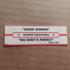 RONNIE MCDOWELL Older Women JUKEBOX STRIP Record 45 rpm 7
