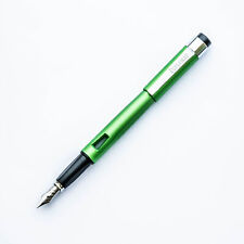 Diplomat Magnum Soft Touch Fountain Pen in Lime Green - Fine Point - NEW in box picture