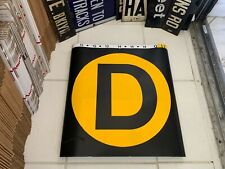 LIMITED PRODUCTION NY SUBWAY ROLL SIGN D BROADWAY BRIGHTON CONEY ISLAND BROOKLYN picture