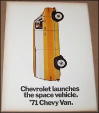 1971 Chevrolet Chevy Van '71 Car Print Ad 1970 Automobile Advertisement Vintage picture